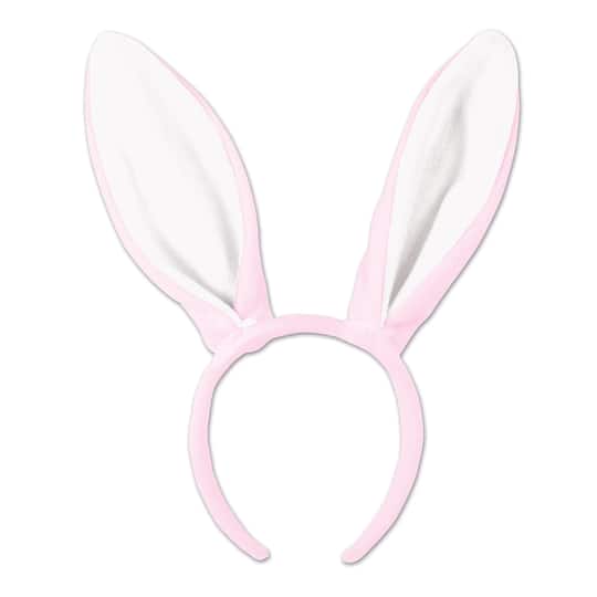 Beistle Adult Pink Soft-Touch Bunny Ears, 3ct.